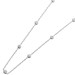 Diamant Collier Weißgold 585 Brillanten 0.14ct TW VSI 