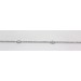 Diamant Collier Weißgold 585 Brillanten 0.14ct TW VSI 