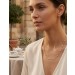 Diamant Collier Gold 585 14K Natur Diamanten 0.50ct