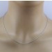 Platinkette Singapurkette 40 42 45 cm  1mm  Platin 950