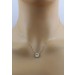 Blautopas Kette Anhänger Gelbgold 585 14K blauer Edelstein Zirkonia