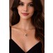 Brillantkette Gold 585 14K Saphir Diamanten Natur Edelsteine 