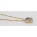 Happy Lady Kette Anhänger Gelbgold 585 14K Brillanten 0.38ct TW VSI 