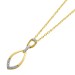 Brillantkette Anhänger Gelbgold 585 14K Diamanten0.13ct 