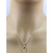 Brillantkette Anhänger Gelbgold 585 14K Diamanten0.13ct 