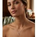 Happy Lady Brillantkette Gold 585 14K Natur Diamanten 0.41ct