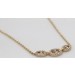 Diamantkette Anhänger Gelbgold 585 14K Brillanten Marina Design