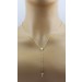 Jesus Kreuz Rosenkranz Halskette Gelbgold 585 14K
