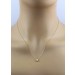 Diamant Kette 0.25ct Anhänger Gold 58514K Lab Grown Diaman