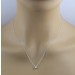 Diamant Kette 0.25ct Anhänger Weißgold 585 14K Lab Grown Diamant