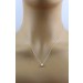 Diamant Kette 0.50ct  Anhänger Weißgold 585 14K Lab Grown Diamant 