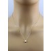 Diamant Kette 1.0ct Anhänger Gold 585 14K Lab Grown Diamant