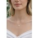 Diamant Kette Halo 0.40ct  Anhänger Gold 585 14K Lab Grown Diamanten