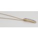 Brillant Collier 0.15ct  Anhänger Gold 585 14K Lab Grown Brillanten IGI