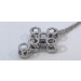 Brillant Kreuz Anhänger Kette Weißgold 585 14K Lab Grown Diamanten 1ct