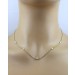 Diamant Collier Weißgold Gelbgold 750 Natur Diamanten 0.35ct 