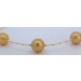 Collier Gold 750 18K goldene Südsee Perlen 13-14mm