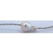Mondstein Kette Gold 585 14K nat Mondsteine Barockperle