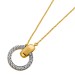 Diamantkette Gold 585 14K Natur Diamanten 0.30ct