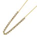 Brillant Collier Gold 333 8K Natur Diamanten 0.50ct Champagner