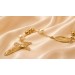 Rosenkranz Kreuz Gold 333 8K Süßwasserperlen Maria Magdalena