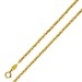 Kugelkette Gold 333 8 Karat 2mm diamantiert45cm-42cm