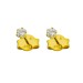 Solitär Ohrringe Diamant Brillant Ohrstecker Gold 585 0,15 Carat TW / Lupenrein _01