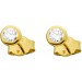 Ohrringe - Solitär Ohrstecker Gold 585 2 Diamanten Brillantschliff  zus. 0,35ct TW / LP Lupenrein