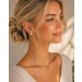 Tricolor Goldohrringe 375 9K Trinity Gelb/Rot/Weißgold 
