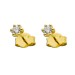 Diamant Ohrringe Gold 585 Brillant Ohrstecker 0,20ct W/SI Ohrschmuck Solitärohrringe Krappenfassung_02