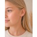 Platin 950 Brillant Ohrstecker Natur Diamanten 0.15ct