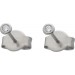 Platin 950 Brillant Ohrstecker Solitär Diamanten 0.15ct W SI