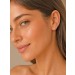 Solitär Ohrstecker Gold 585 14K Natur Diamanten 0.10ct