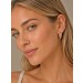 Dreifarbige Tricolor Creolen 333 8K  Gelbgold Weissgold Rosegold  Triniti