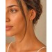 Brillant Creolen Gelbgold 750 18K Natur Diamanten 0.33ct