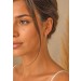 Brillant Creolen Gold 750 18K Natur Diamanten 0.52ct