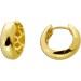 Creolen 14mm Gelbgold 333 8 Karat Klapp Scharnier 