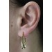 Ohrringe Creolen Gelbgold 333 8K 28mm Klapp Scharnier