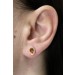 Diamant Ohrstecker Gelbgold 585 14K gelbe Citrine Brillanten