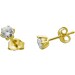 Solitär Ohrstecker 0.50ct F VS Lab Grown Diamonds Gelbgold 585 
