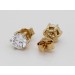 Solitär Ohrstecker 1.00ct. F VS Gelbgold 585 Lab Grown Diamonds 