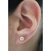 Solitär Ohrstecker 1.00ct. F VS Gelbgold 585 Lab Grown Diamonds 