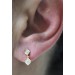 Diamantohrstecker Gelbgold 585 14K Diamanten 0.09ct Dancing Stones