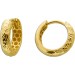 Creolen 12mm Gelbgold 333 8 Karat gemustert 