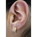 Creolen 12mm Gelbgold 333 8 Karat gemustert 