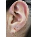 Creolen 12mm Gelbgold 585 14 Karat gemustert 
