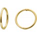 Creolen 14mm Gelbgold 585 14 Karat Hoops
