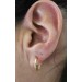 Creolen 13mm Gelbgold 333 8 Karat flexibel Hoops
