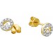 Happy Lady Brillant Ohrstecker Gelbgold 585 Brillanten 0.30ct 
