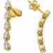 Diamant Ohrstecker Gelbgold 585 14K Brillanten 0.17ct. TW VSI